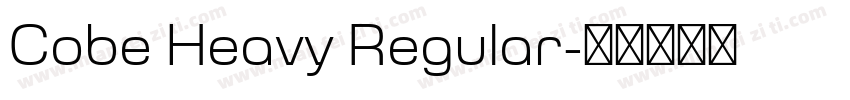 Cobe Heavy Regular字体转换